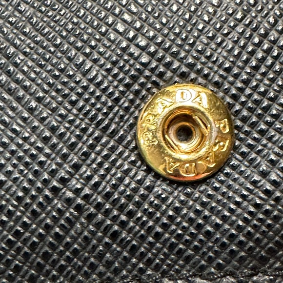 Prada Black Leather Card Wallet Key Holder - Picture 6 of 9